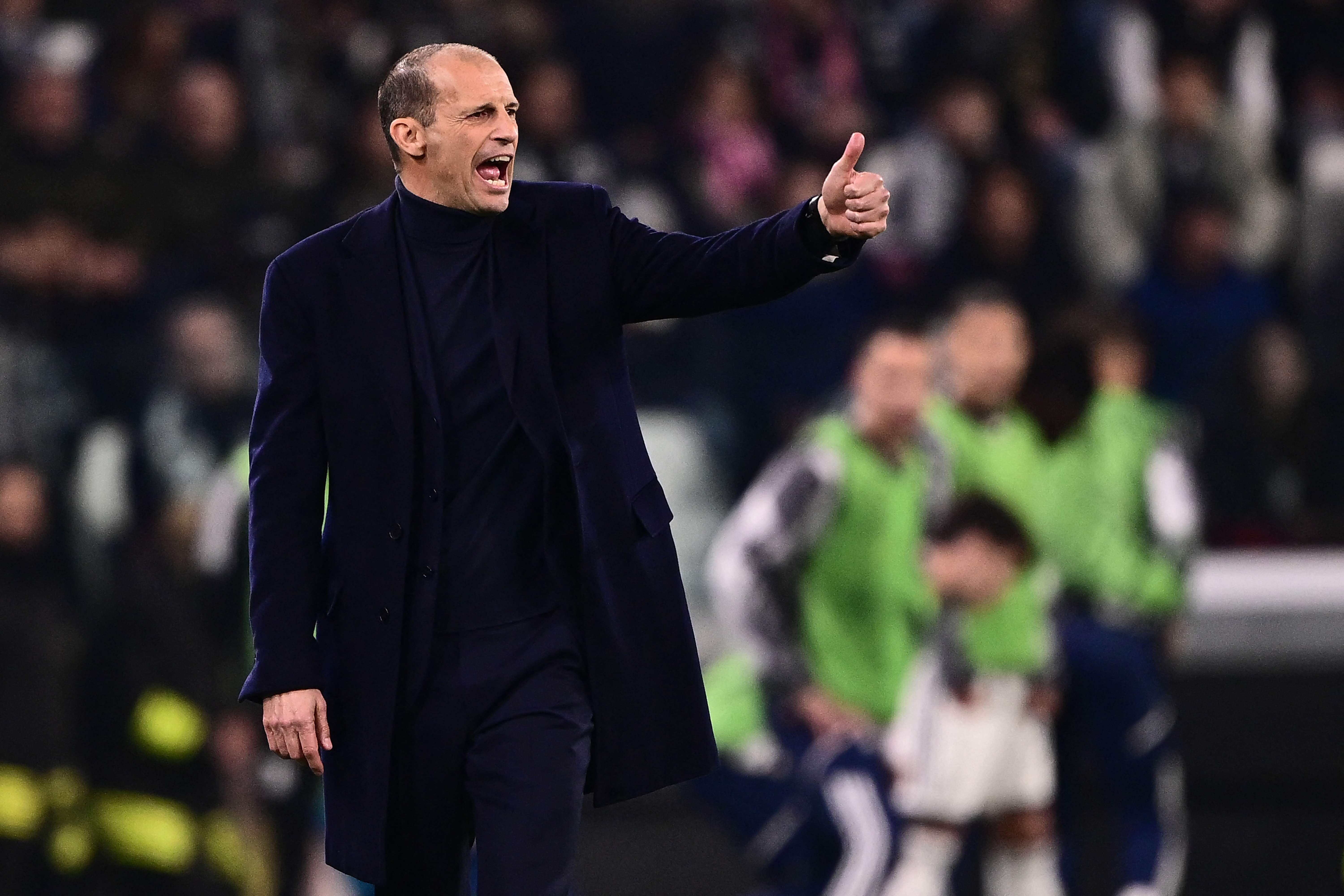 Pelatih Juventus Massimiliano Allegri.