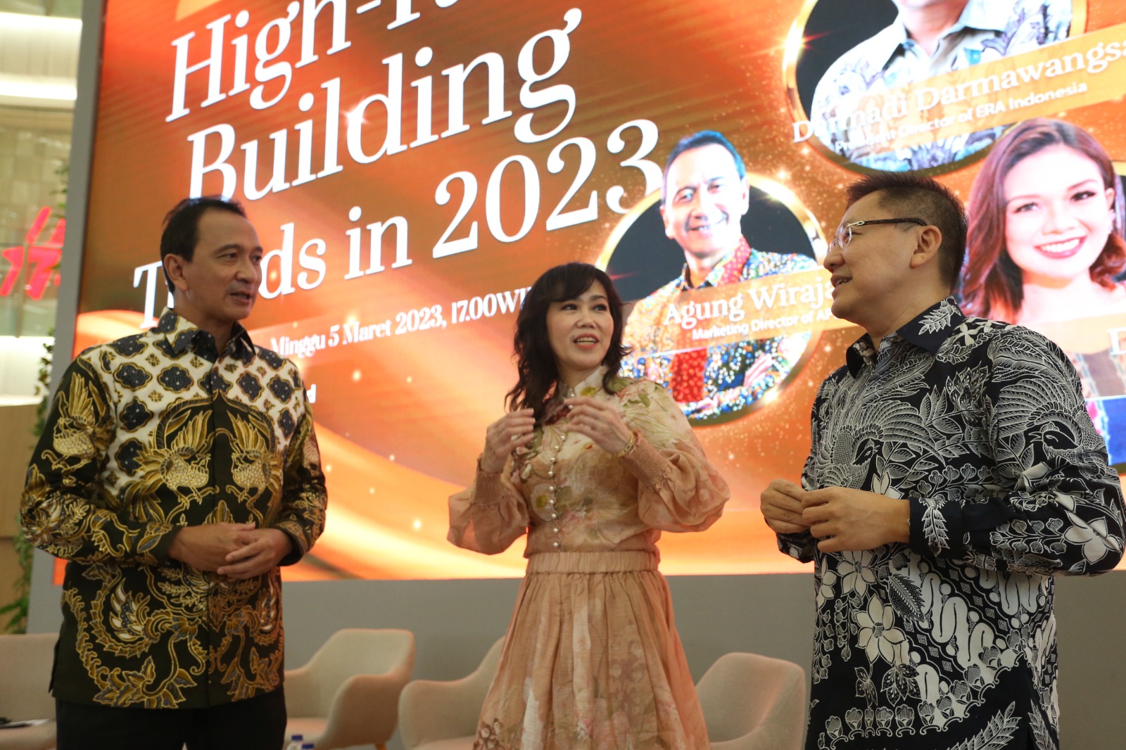 Marketing Director Agung Podomoro Agung Wirajaya (kiri) di Festival Investasi Properti Agung Podomoro 2023.