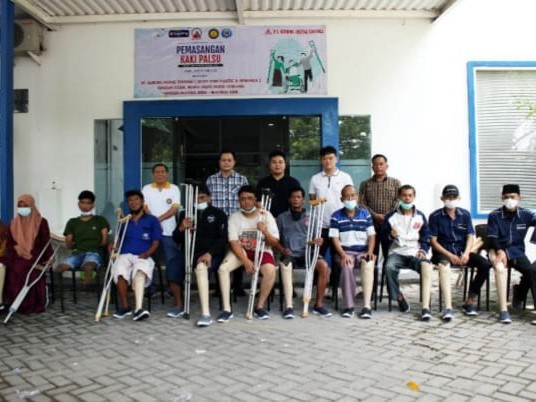 Pemberian itu diharapkan memberikan manfaat bagi para penyandang disabilitas sekaligus menginspirasi perusahaan lain.