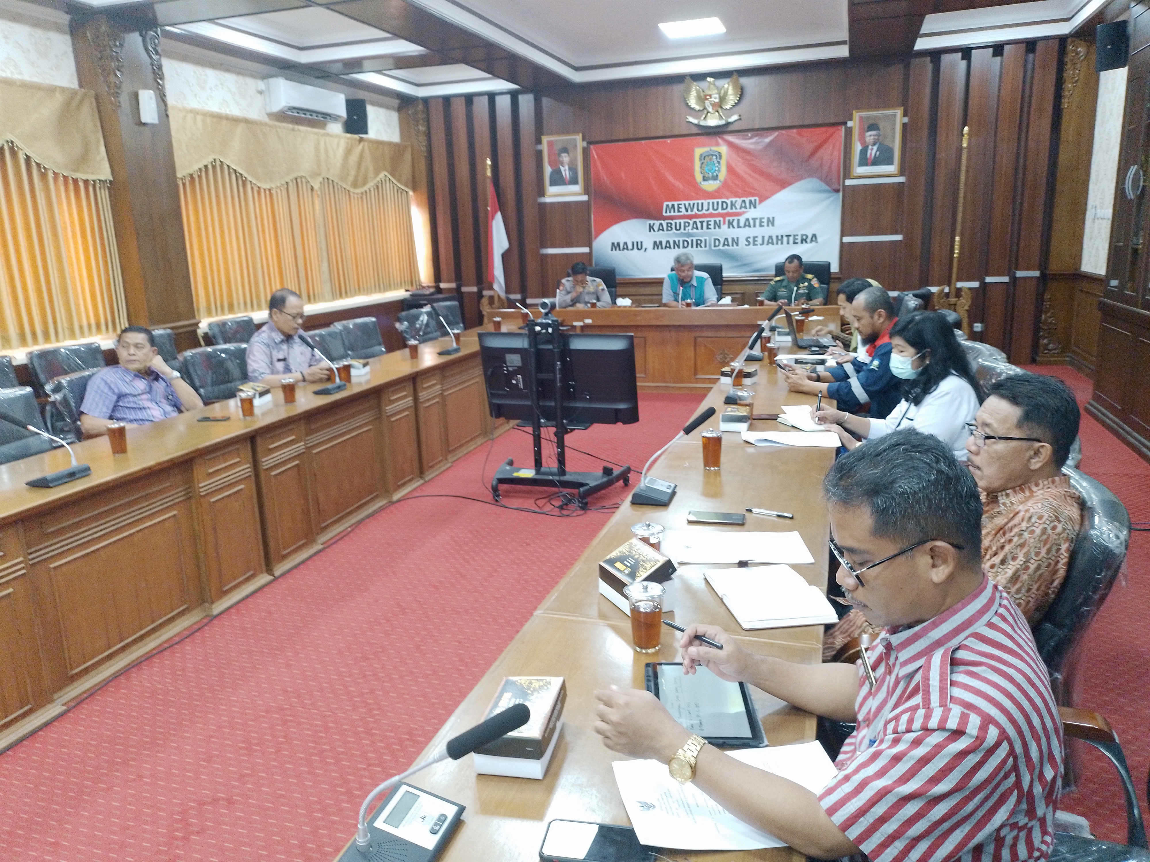 BPBD Klaten Gelar Rakor Kesiapsiagaan Hadapi Erupsi Gunung Merapi