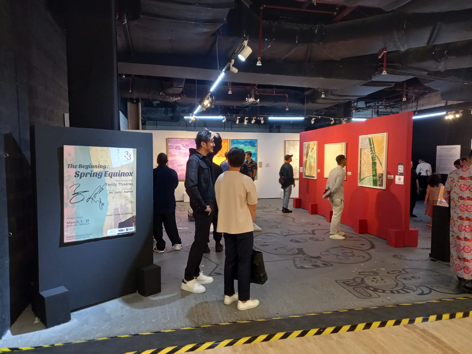 Artis dan seniman Ferdy Thaeras menggelar pameran tunggal di Pop-Up Gallery Talenta Plaza Indonesia lev 2, Jakarta Pusat.