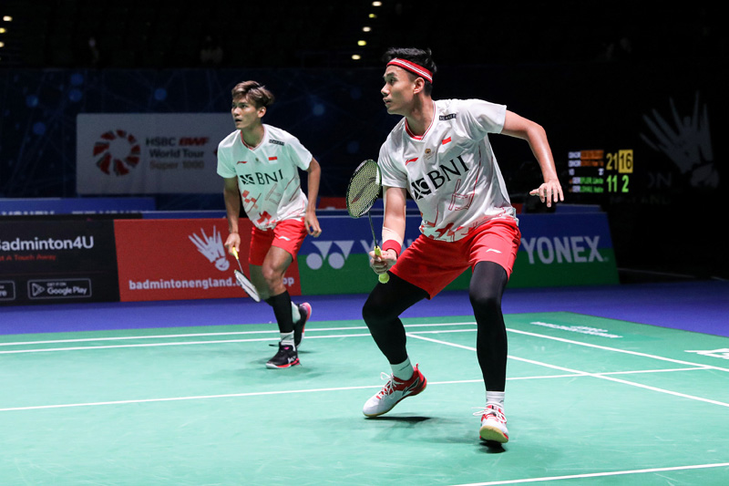 Ganda putra Bagas/Fikri kandas di perempat final Swiss Terbuka