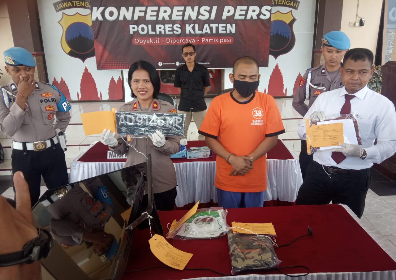 Tim Resmob Polres Klaten Tangkap Sasongko Ompong Pelaku Pencurian
