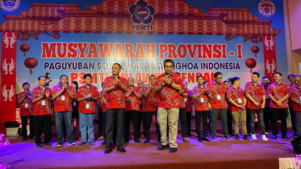 Musyawarah Provinsi (Musprov) I PSMTI Sulawesi Tengah digelar Hotel Rama, Lolu Selatan, Palu Selatan, Kota Palu, Sabtu (18/3)
