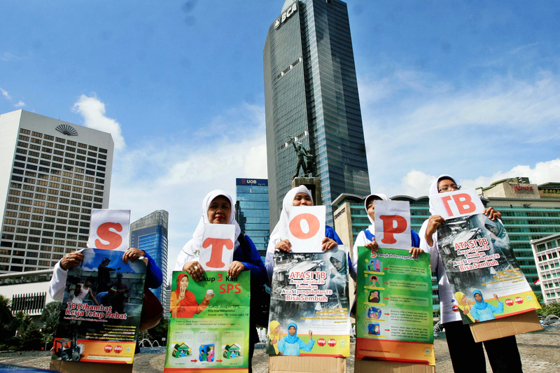 Aksi menyuarakan kesadaran cegah TBC