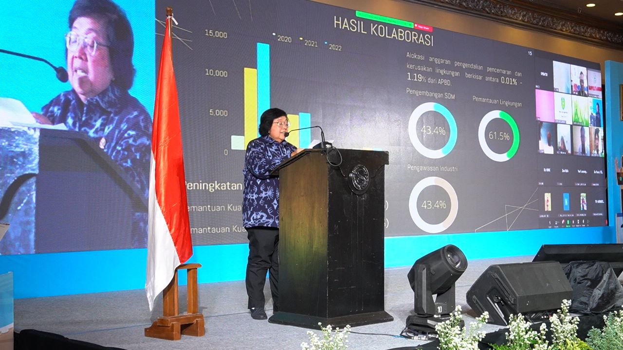 Menteri LHK Siti Nurbaya membuka secara resmi 