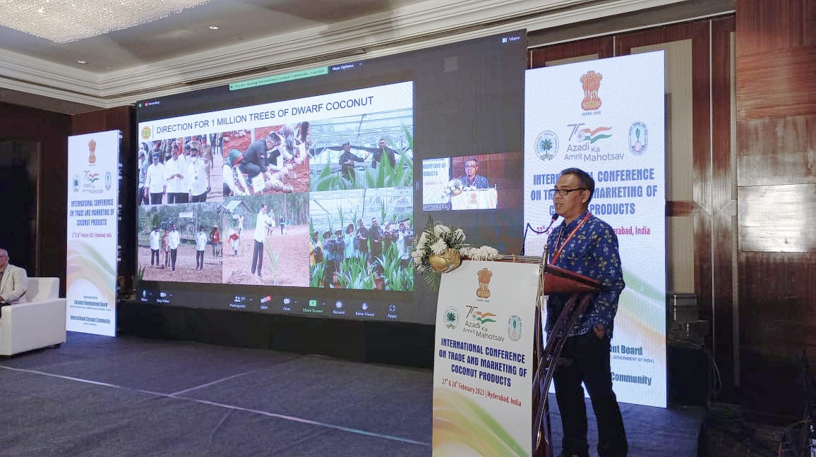 Delegasi Kementan di International Conference on Trade and Marketing of Coconut Products,