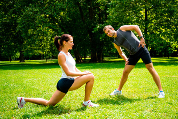 Ilustrasi berolahraga