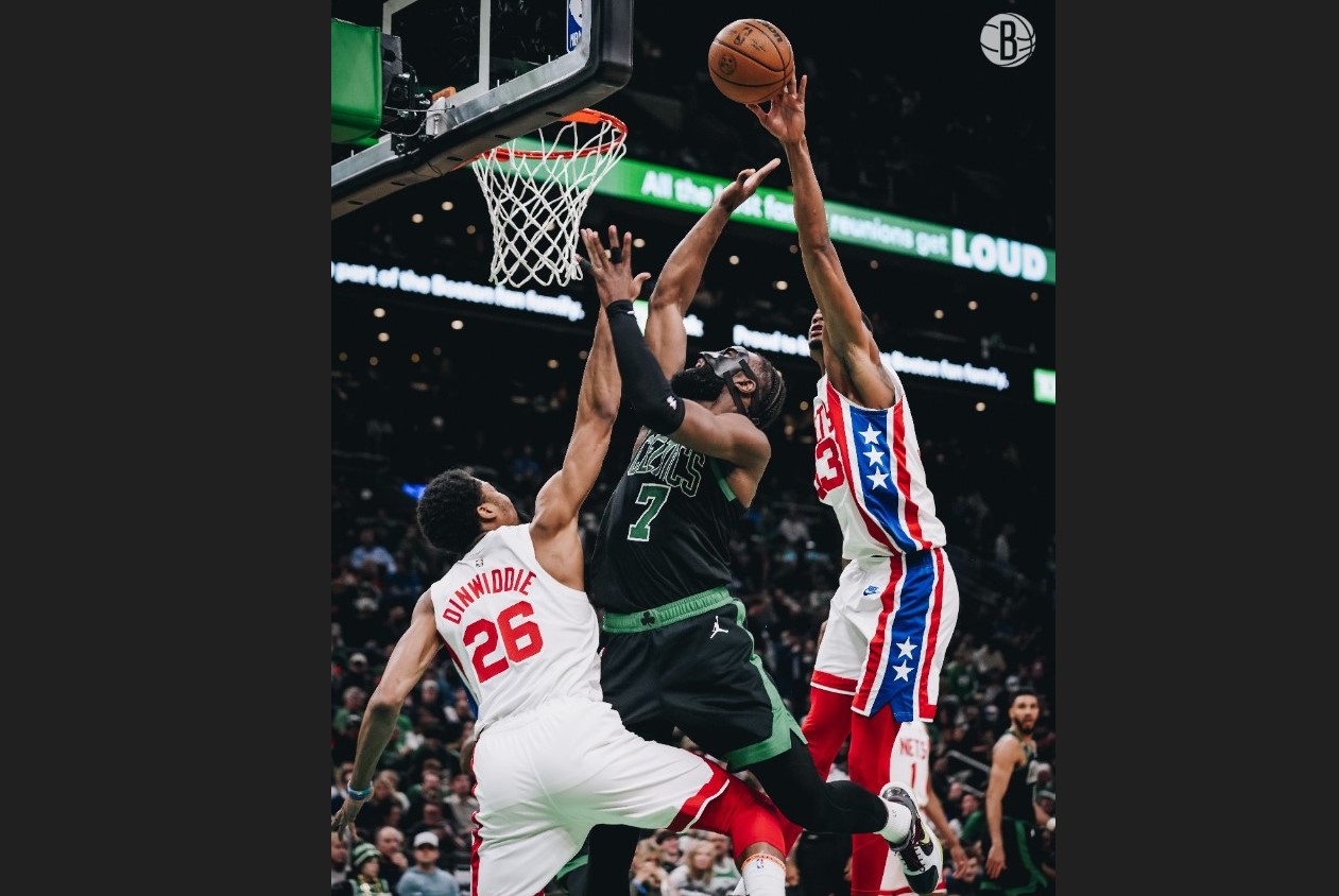 Laga NBA antara Boston Celtics dan Brooklyn Nets