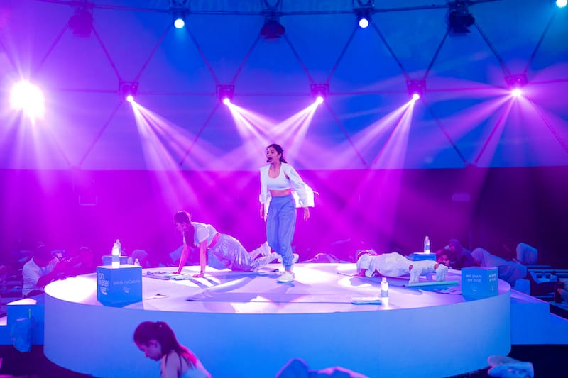 Salah satu kelas olahraga di Salsalivefit