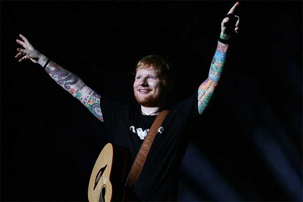 Penyanyi dan penulis lagu Ed Sheeran