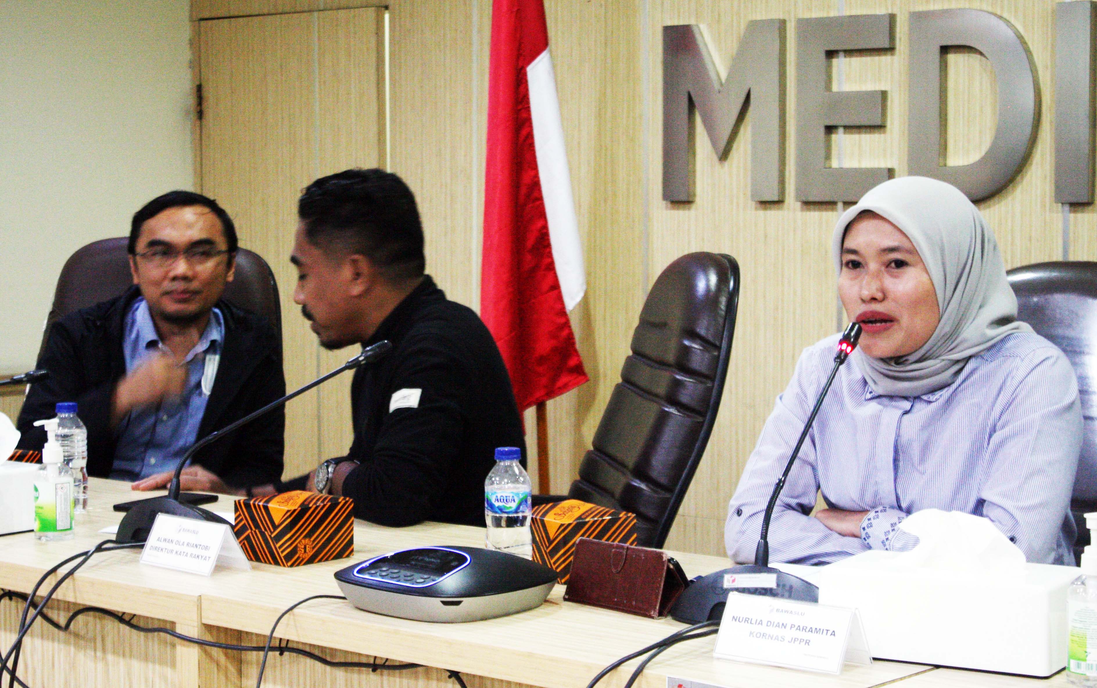 Koordinator Nasional Jaringan Pendidikan Pemilih untuk Rakyat (JPPR) Nurlia Dian Paramita