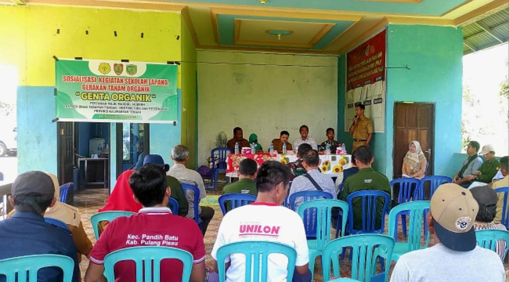 Sekolah Lapang bertajuk Genta Organik di Kalteng