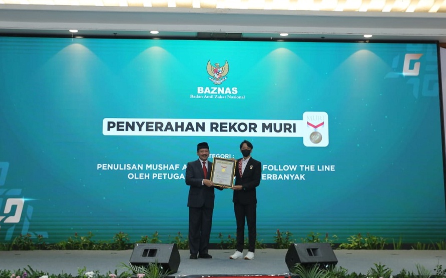 Baznas raih rekor Muri penulisan Al-Qur'an