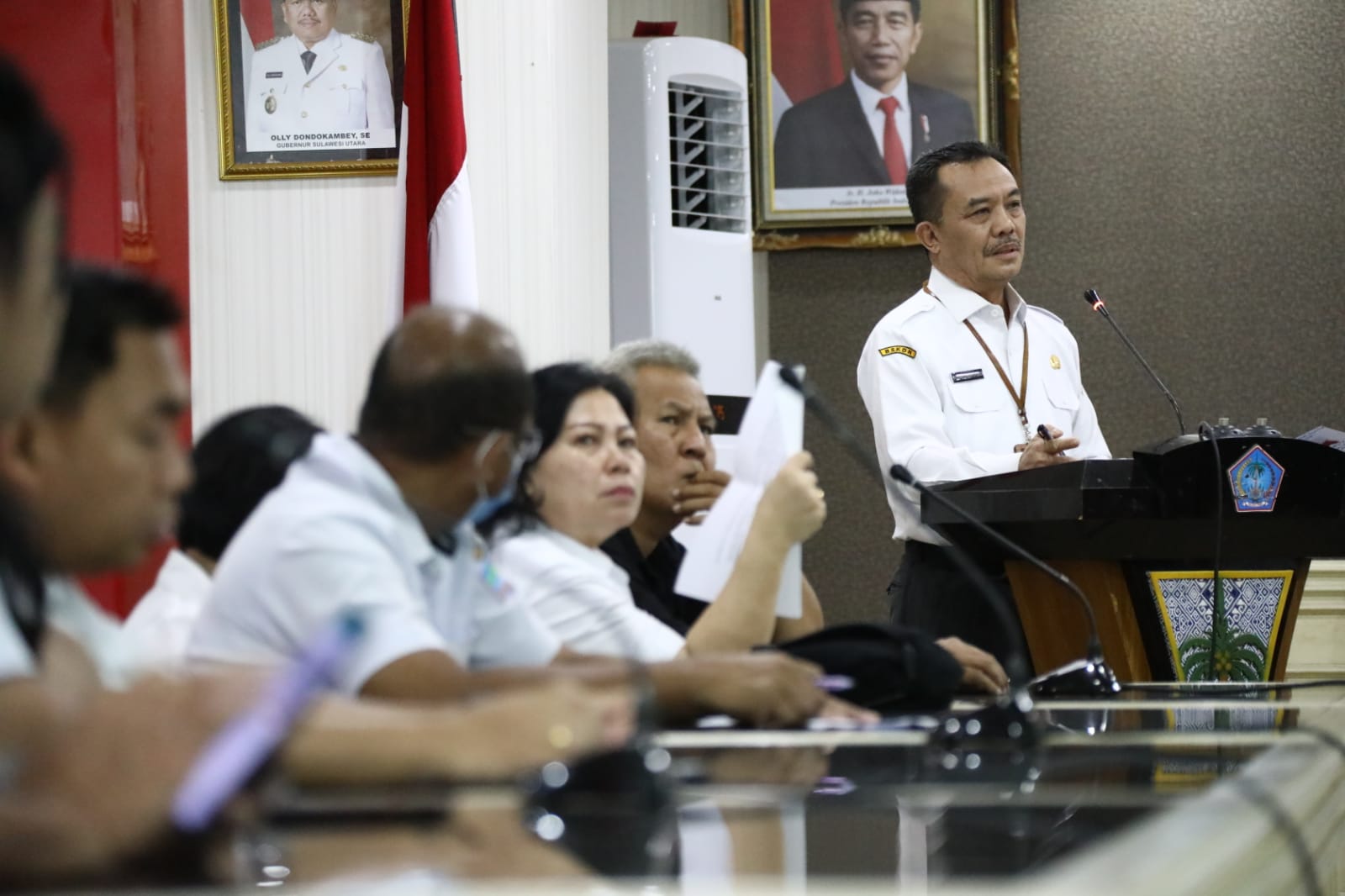 Rakor Pembinaan Hubungan Pusat dan Daerah di kantor Gubernur Sulawesi Utara