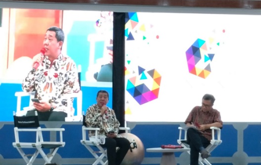 Direktur Jenderal Kebudayaan Kemendikbudristek, Hilmar Farid dalam pembukaan Hari Film Nasional 2023, di Jakarta (6/3/2023).