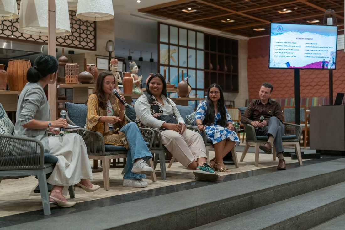 Saat peluncuran paket sustainable meeting.