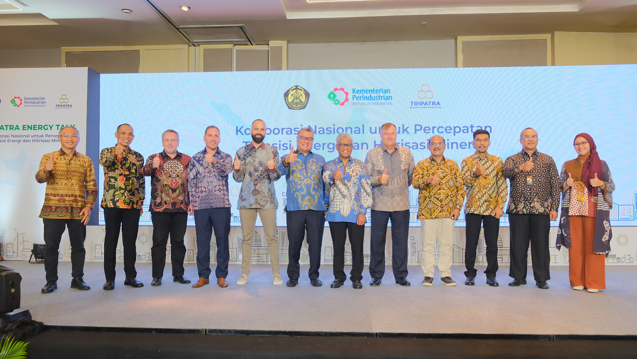 Tripatra berkolaborasi dengan Kementerian ESDM dan Kementerian Perindustrian.