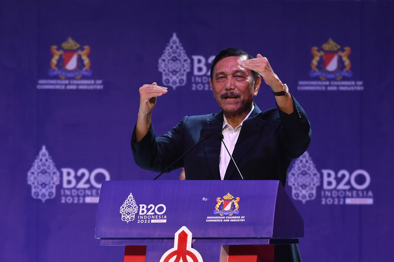 Menteri Koordinator Bidang Kemaritiman dan Investasi (Menko Marves), Luhut Binsar Pandjaitan