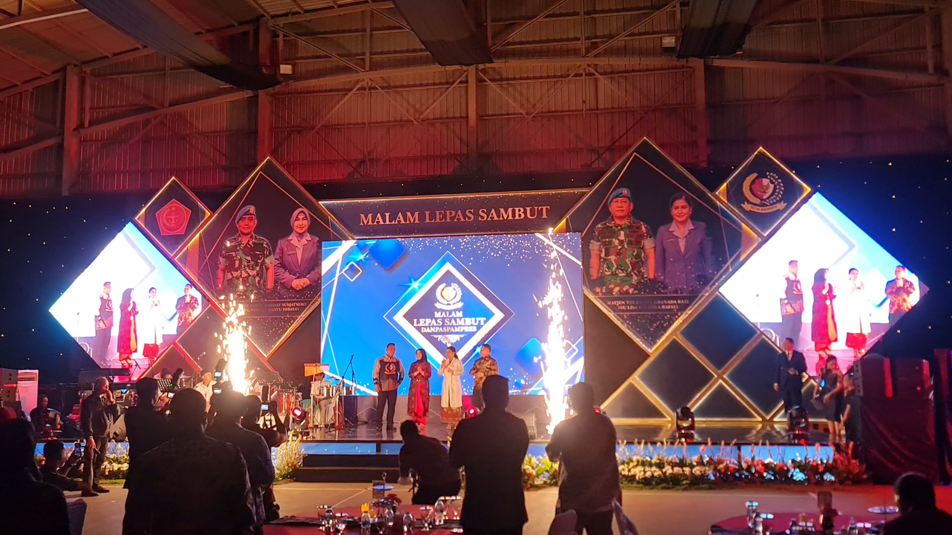 Malam Pisah Sambut Danpaspampres TNI