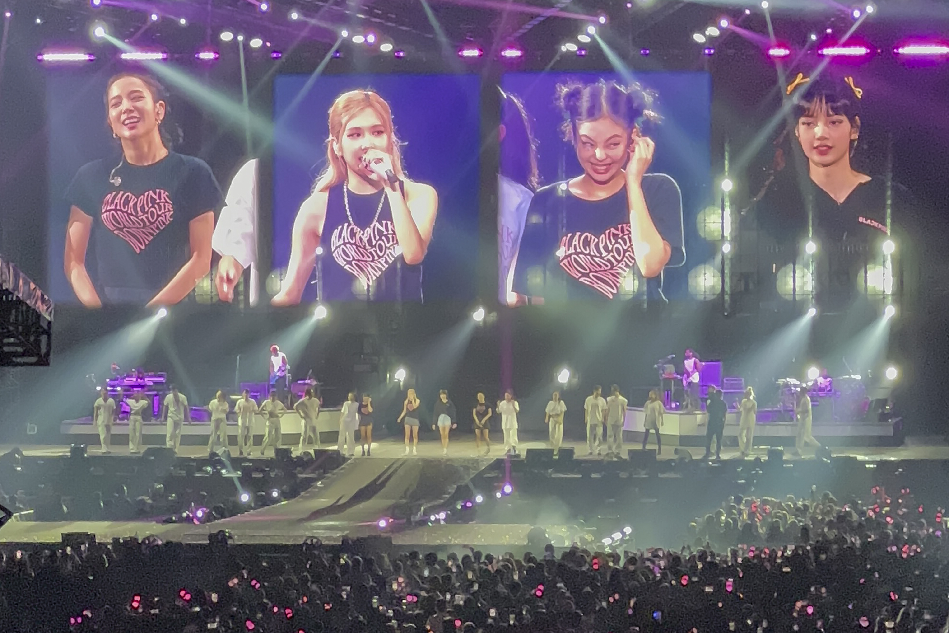 Konser Blackpink bertajuk BLACKPINK BORN PINK In Jakarta di Gelora Bung Karno, Jakarta, Sabtu (11/3/2023)