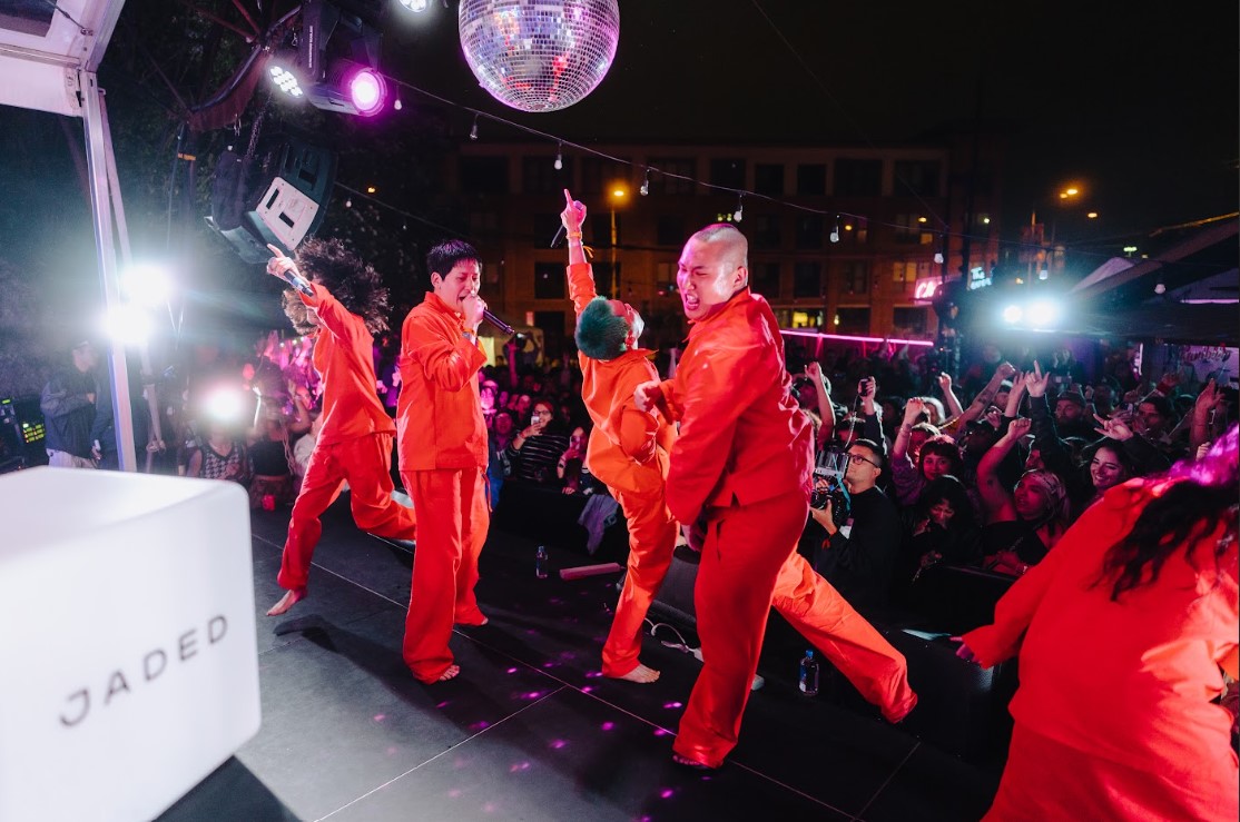 Balming Tiger saat tampil di acara Tiger Den yang digelar di Festival Musik SXSW.