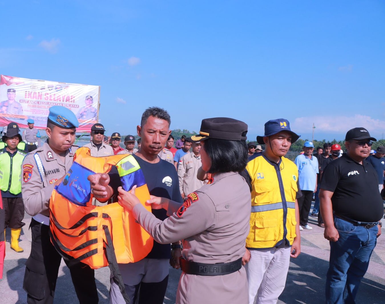 Polres Klaten Gelar Ikan Selayar di Rawa Jombor