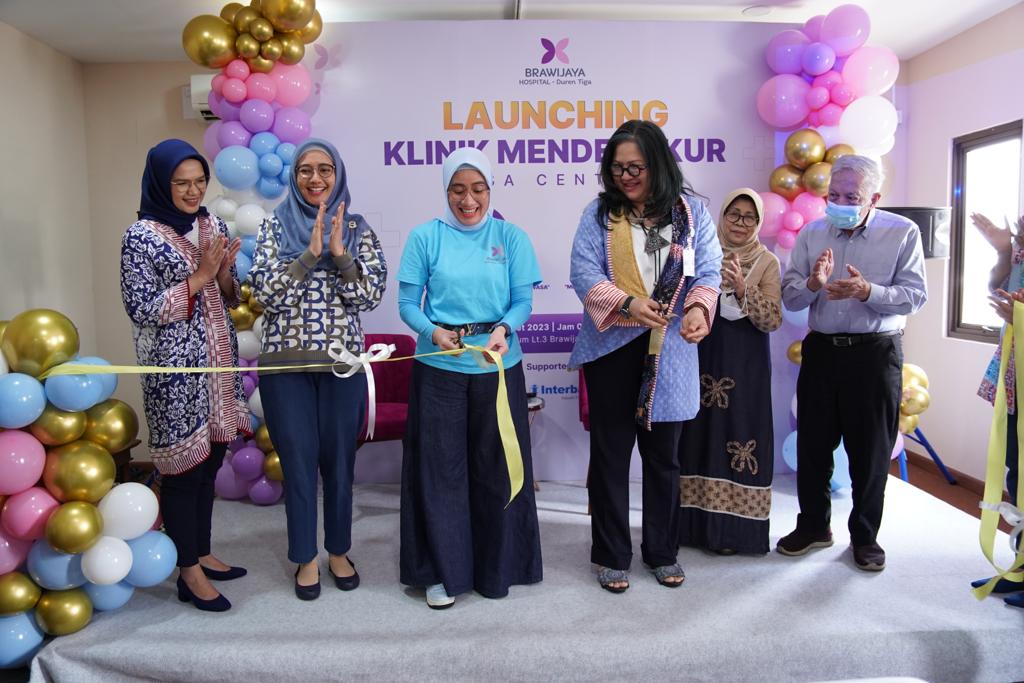 Acara Lauching Klinik Mendengkur Brawijaya Hospital Duren Tiga di Kawasan Pancoran Jakarta Selatan, Senin (20/3).