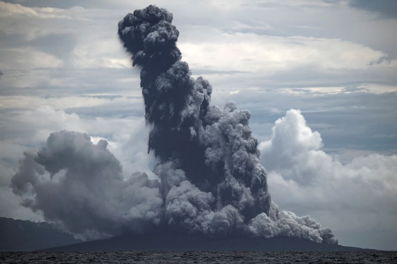 Erupsi Gunung Anak Krakatau pada 2019 silam