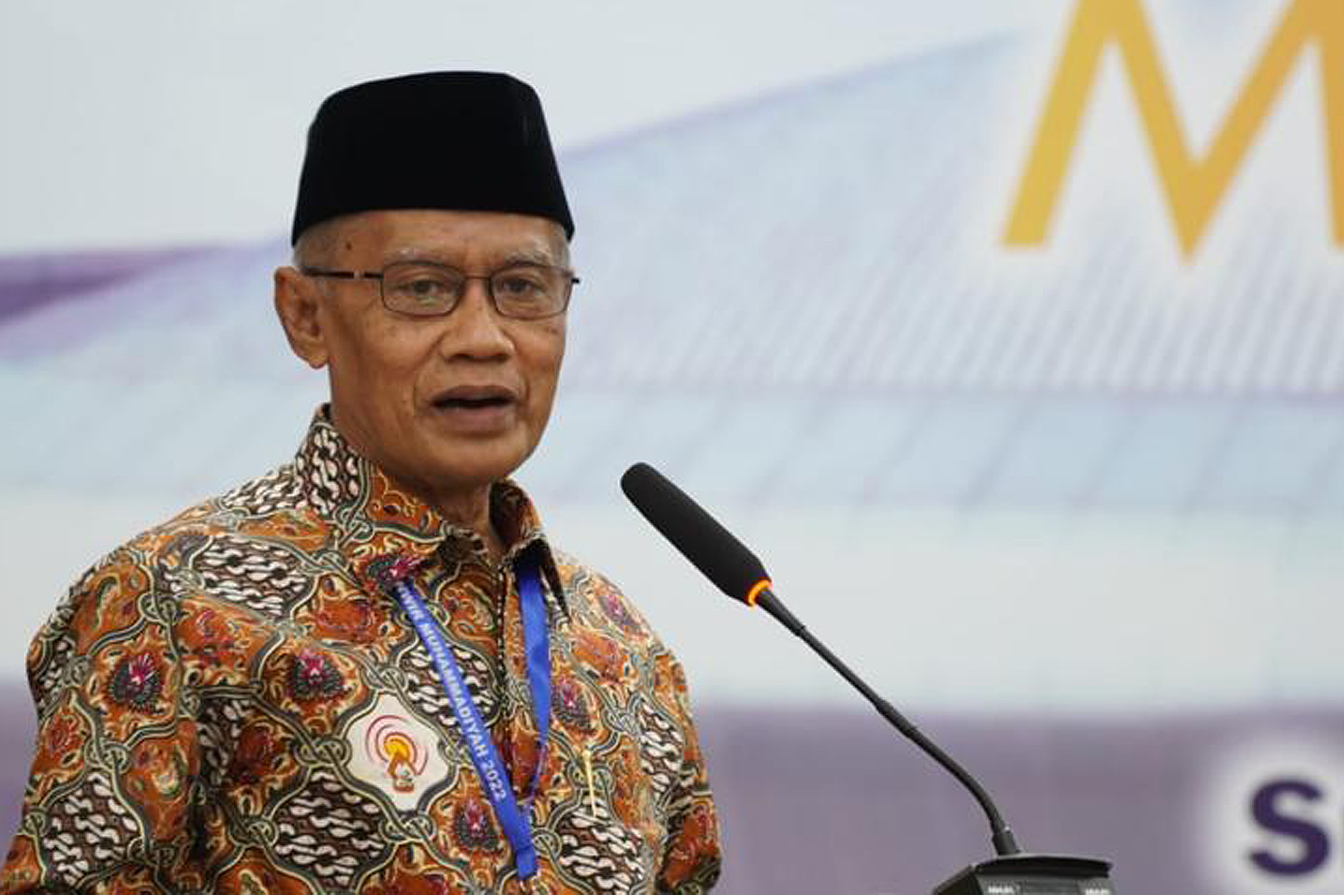 Ketua Umum Pimpinan Pusat Muhammadiyah Haedar Nashir.