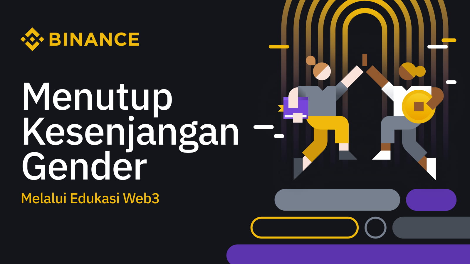 Ilustrasi kesetaraan gender oleh Binance