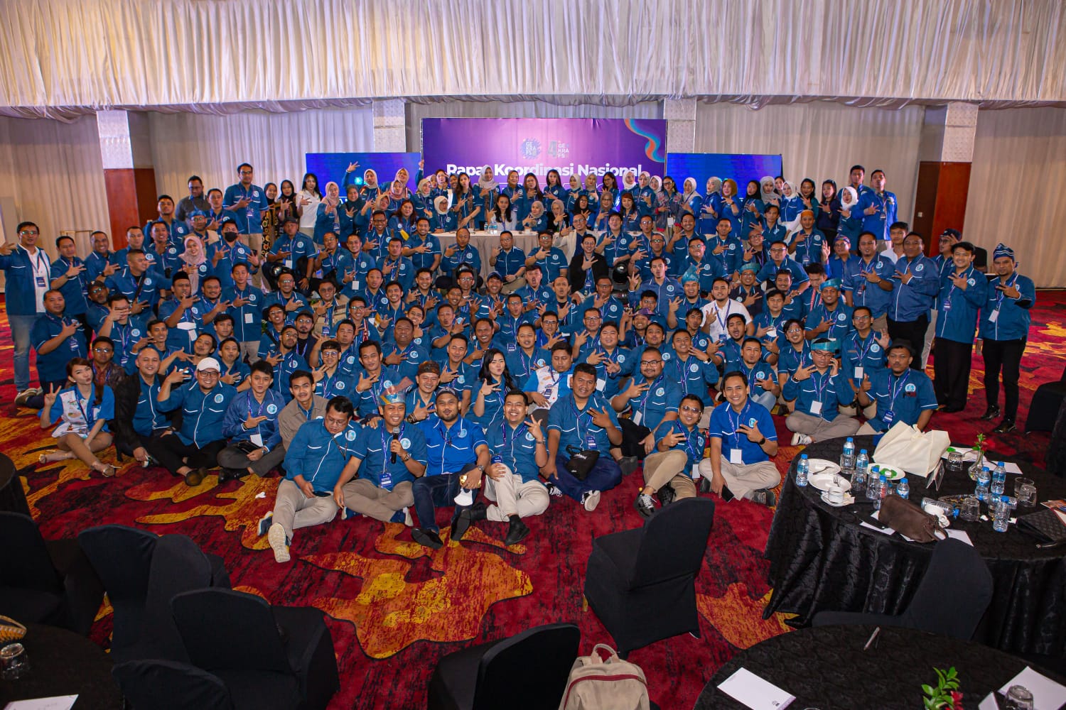 Gekrafs yang sudah berusia empat tahun melakukan pertemuan akbar pelaku ekonomi kreatif di Hotel Sultan, Jakarta, Jumat (3/3). 