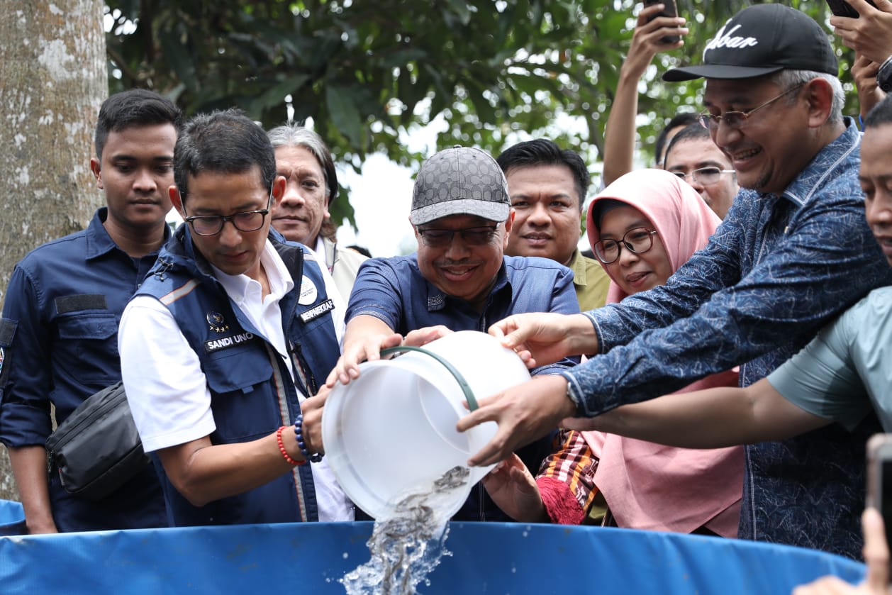 Menaprekraf Sandiaga Uno di program Julela Depok