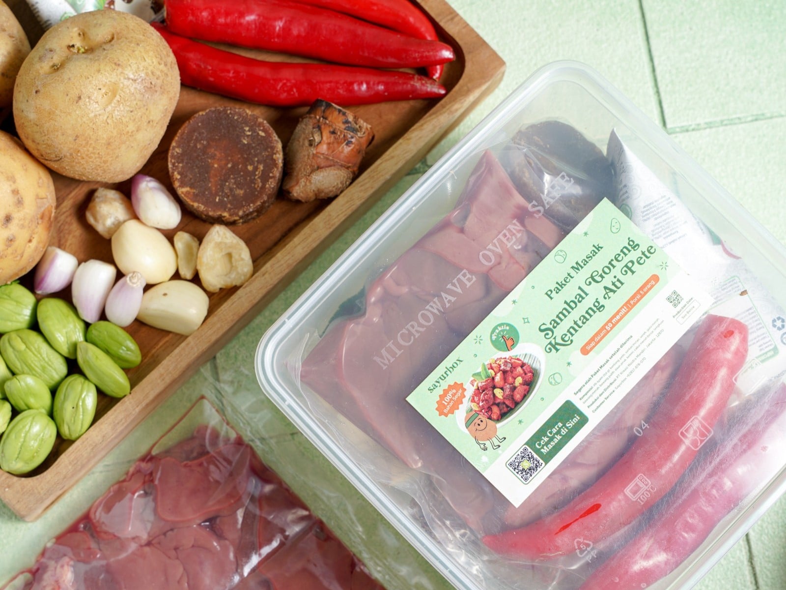 Ilustrasi paket masak.