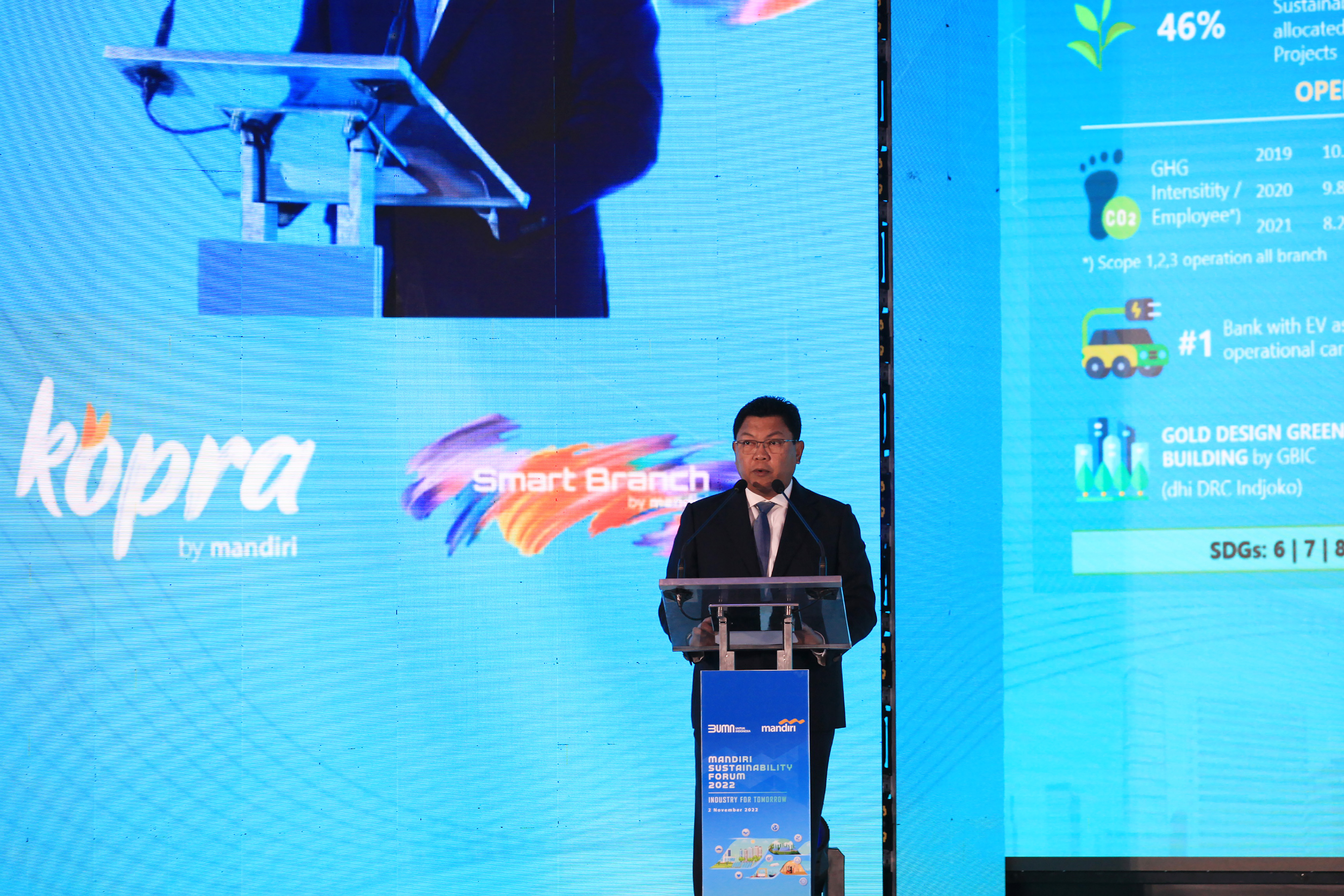 Direktur Utama Bank Mandiri Darmawan Junaidi 