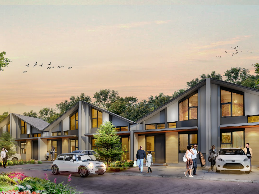 Ilustrasi hunian di de Silva Residence serta de Silva Hybird.