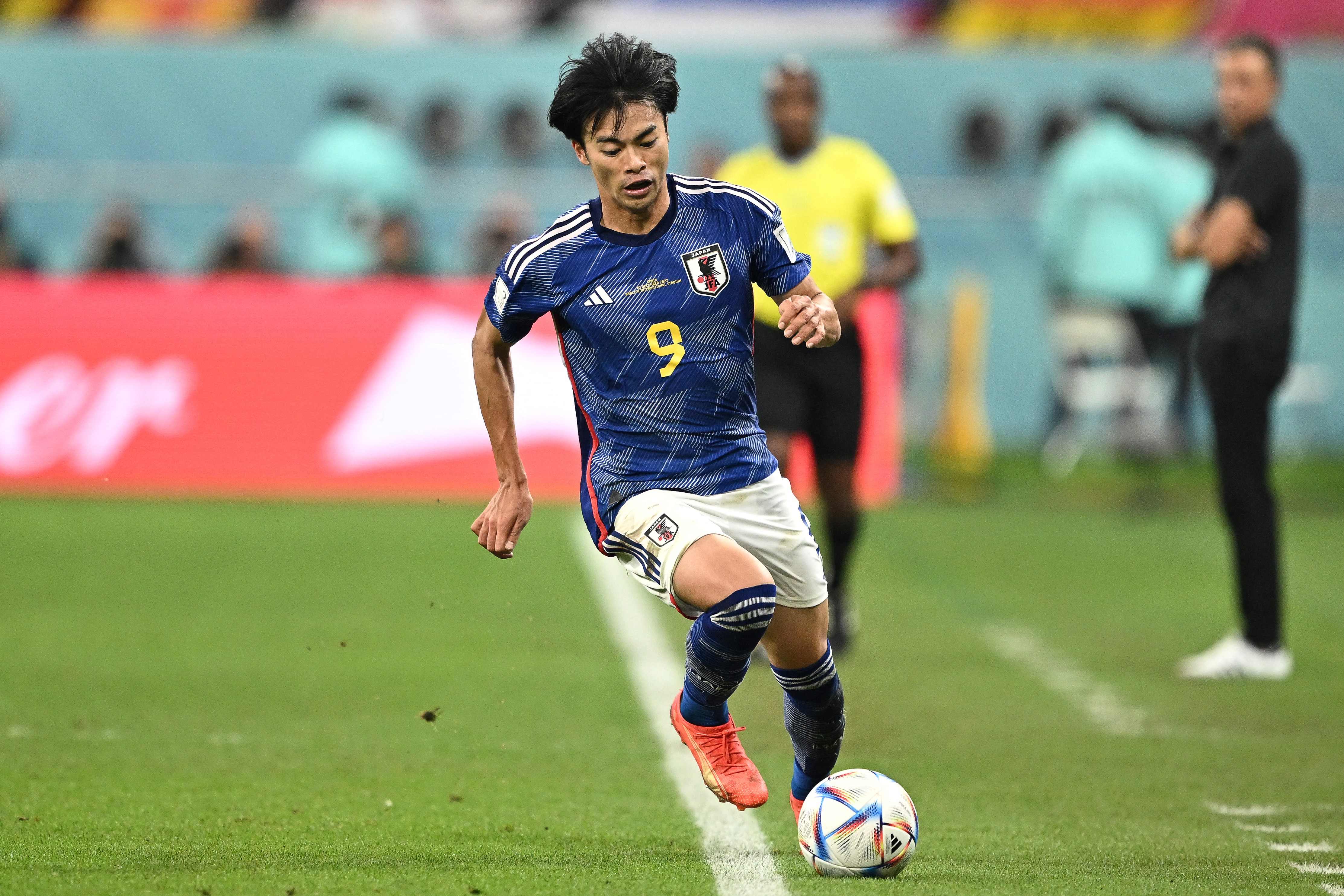 Pemain timnas Jepang Kaoru Mitoma yang memperkuat Brighton & Hove Albion di Liga Primer Inggris.