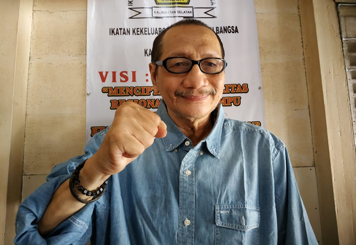 Ketua Ikatan Kekeluargaan Antar-Suku Bangsa (Ikasba) Kalimantan Selatan Aliansyah Mahadi.