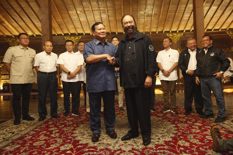 Pertemuan Surya Paloh dengan Prabowo Subianto