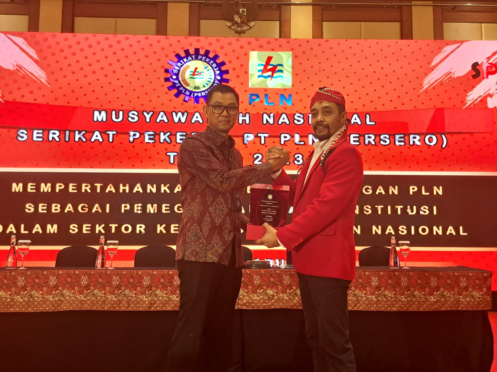 Dirut PLN dan Ketua SP PLN Muhammad Abrar Ali