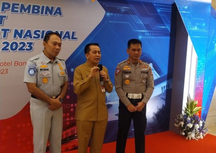 Korlantas Polri menggelar  Rapat Koordinasi dengan Tim Pembina Samsat di The Trans Luxury Hotel, Kota Bandung. 