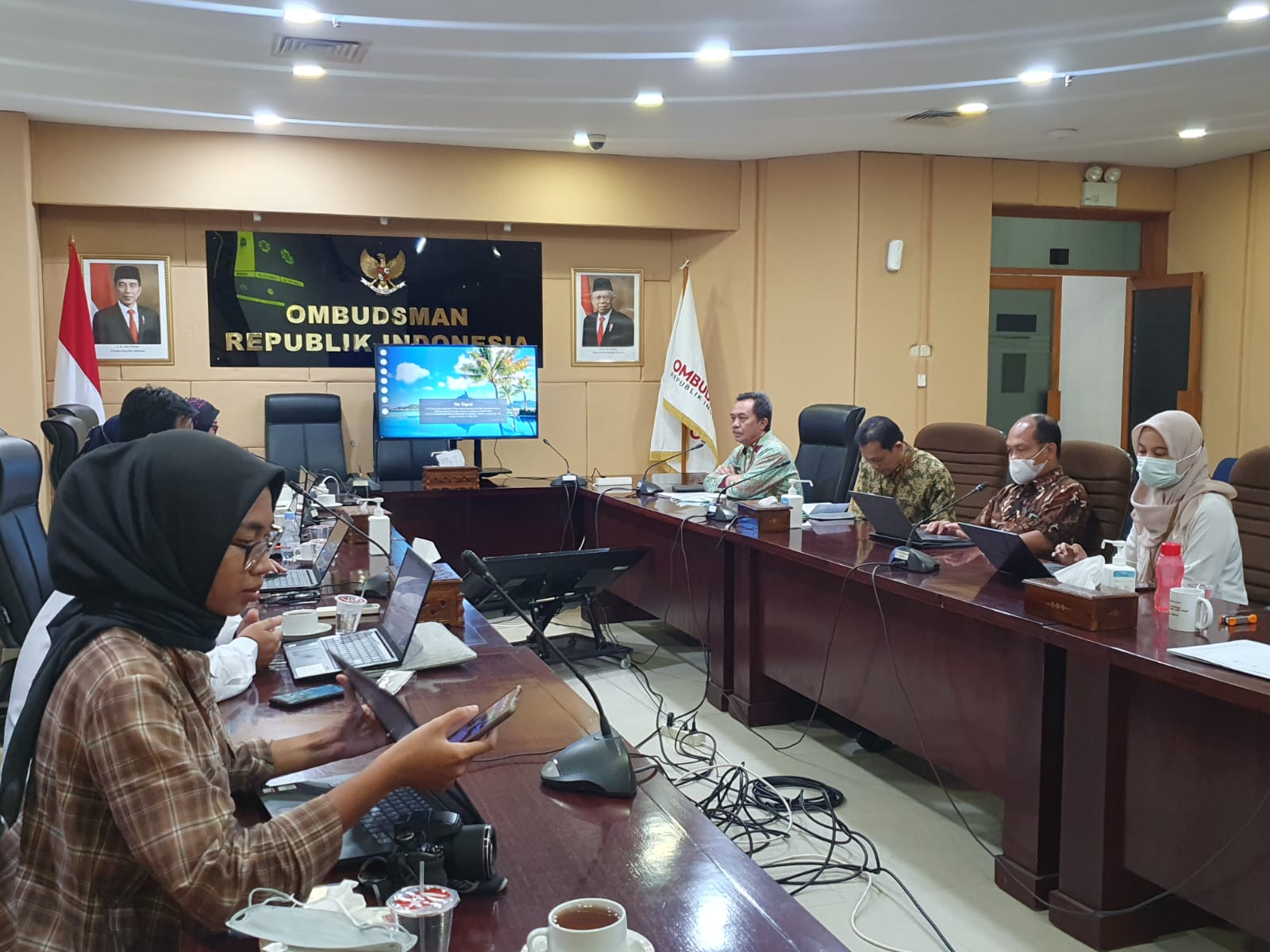 kegiatan Penilaian Kepatuhan Penyelenggaraan Pelayanan Publik Tahun 2023 yang digelar Ombudsman RI