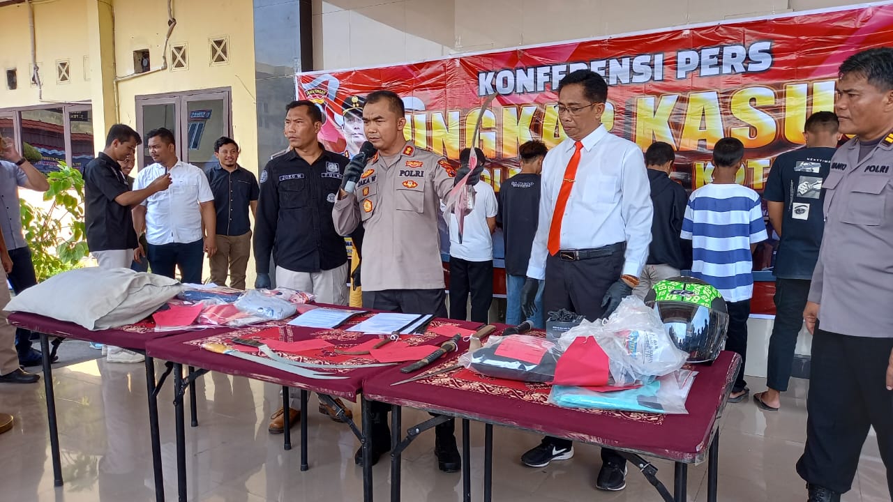Polres Tegal Kota Tangani 8 Tindak Pidana