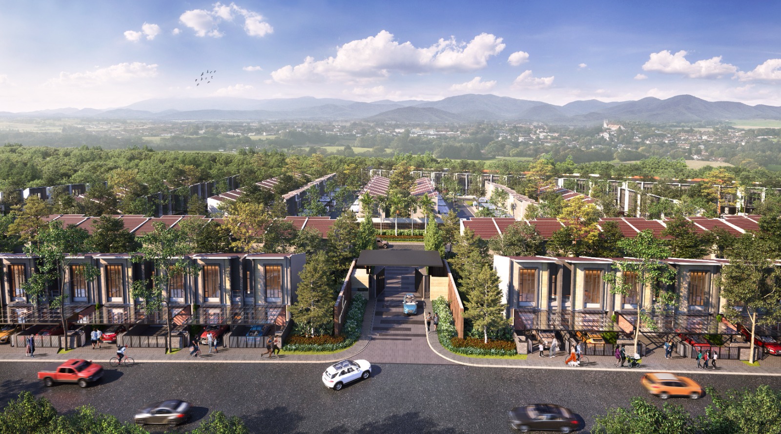 Layout Klaster Centennia Grand Bukit Dago, Parung, Kabupaten Bogor