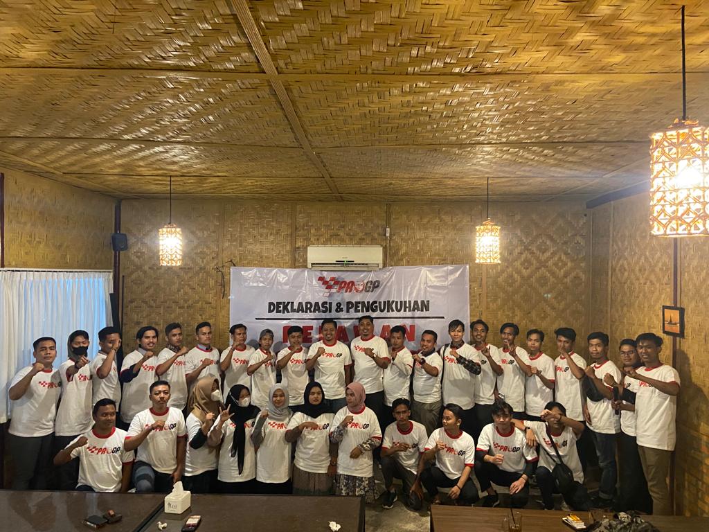 Pengukuhan Korwil dan 12 Korda Relawan ProGP se-Provinsi Riau di Pekanbaru, Jumat (10/3).