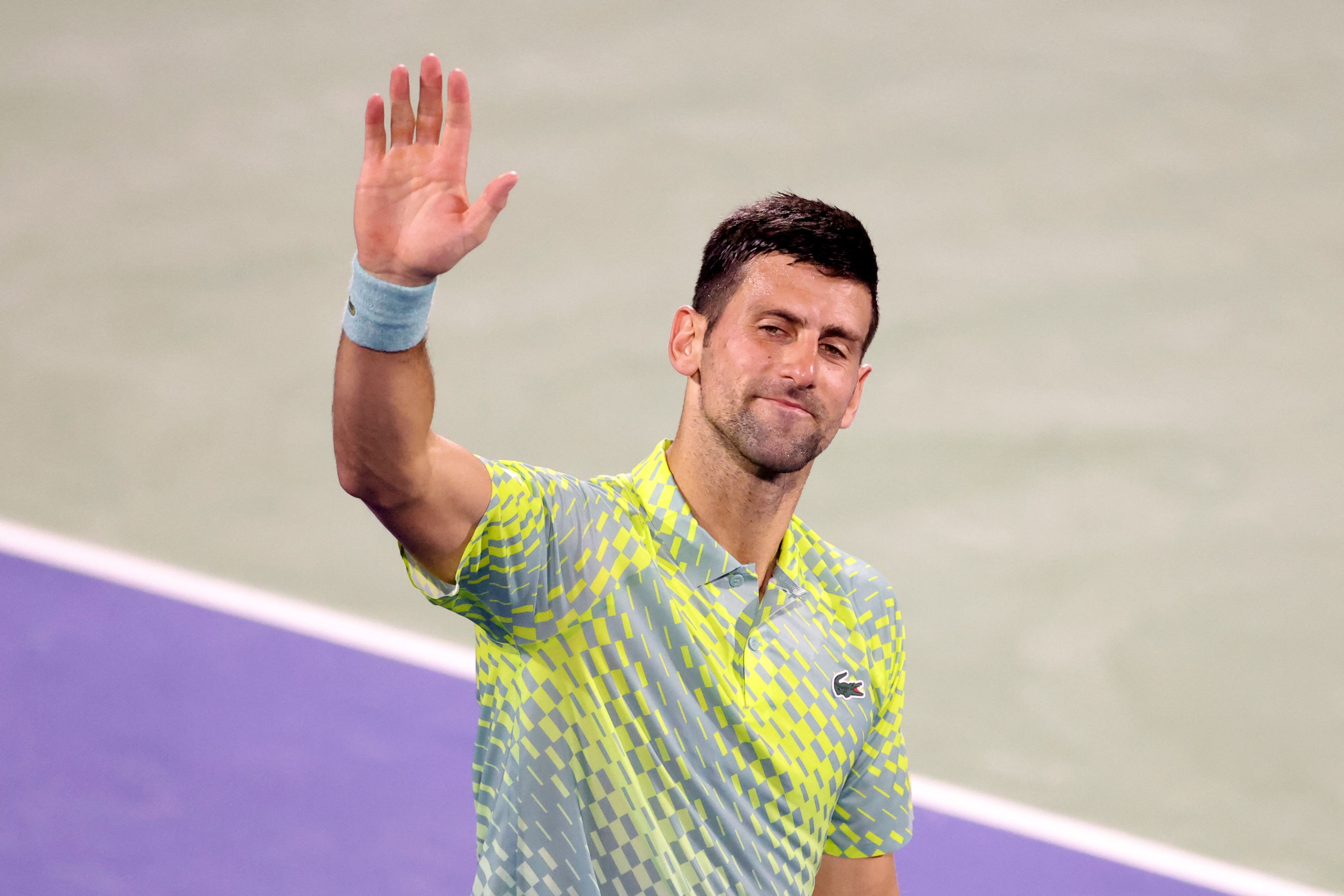 Petenis Serbia Novak Djokovic.