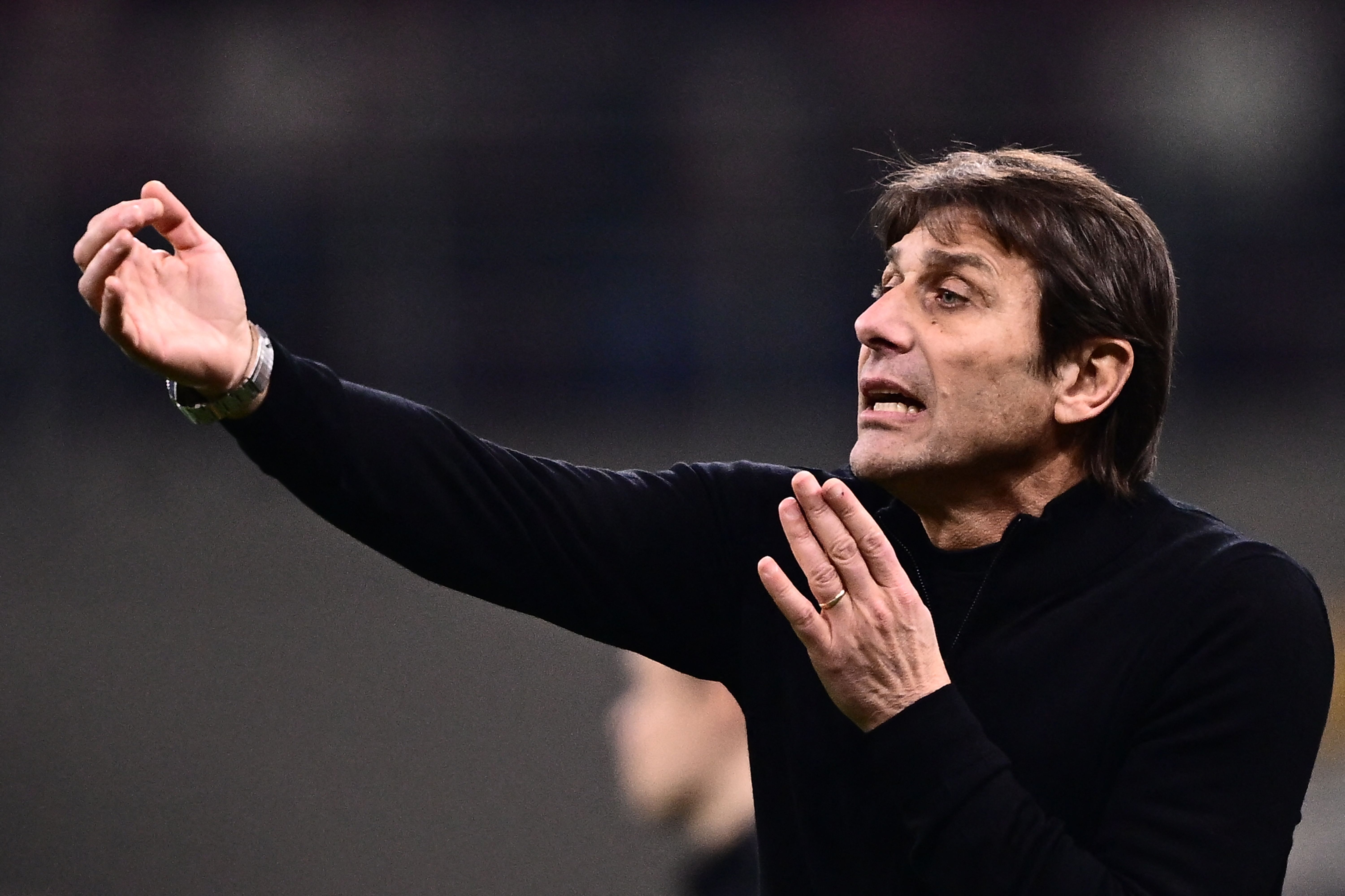 Pelatih Tottenham Hotspur Antonio Conte.