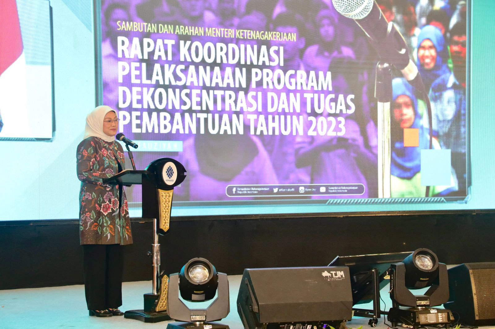 Menteri Tenaga Kerja Ida Fauziyah