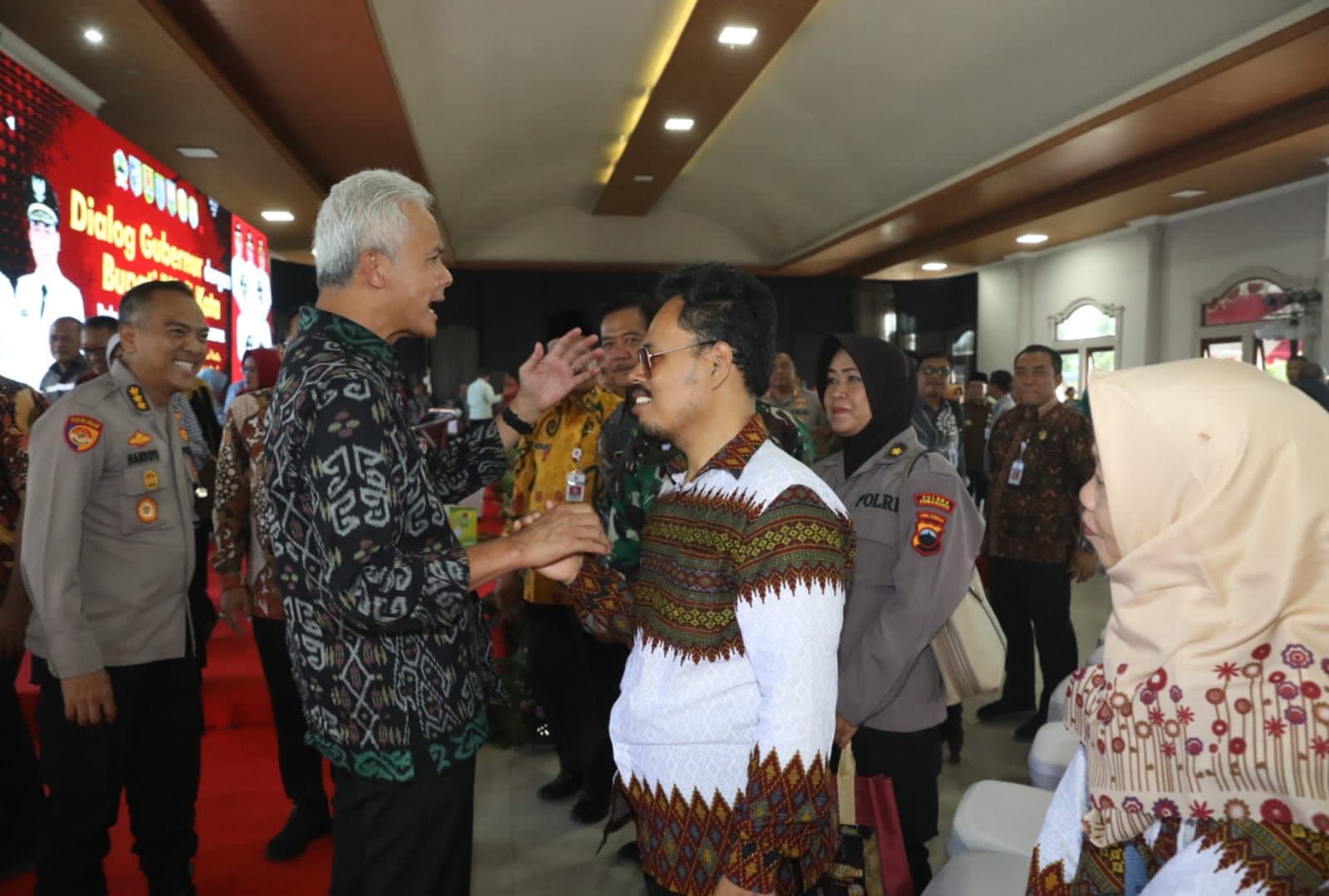 Gubernur Jateng Ganjar Pranowo saat Musrenbangwil Kabupaten Demak