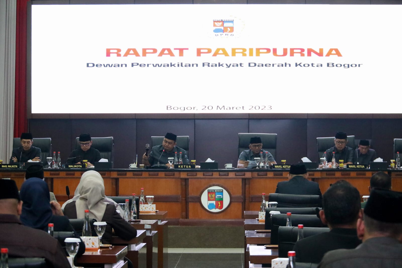 Rapat Paripurna DPRD Kota Bogor menetapkan pembentukan panitia khusus (Pansus) tiga hal, diantaranya LKPJ Wali Kota Bogor tahun 2022.